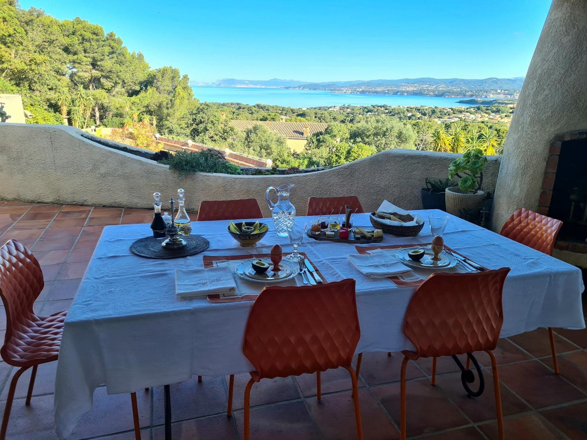 Villa M, Chambres D'Hotes, Vue Mer, Sauna, Piscine A Six-Fours Six-Fours-les-Plages Εξωτερικό φωτογραφία